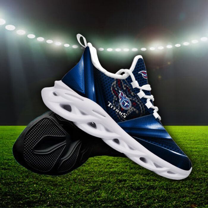 Custom Name Tennessee Titans Personalized Max Soul Shoes