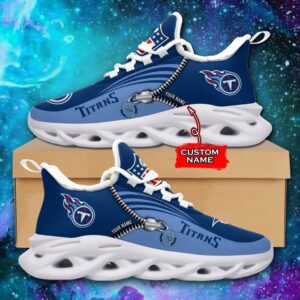 Custom Name Tennessee Titans Personalized Max Soul Shoes 75