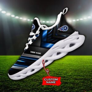 Custom Name Tennessee Titans Personalized Max Soul Shoes 86
