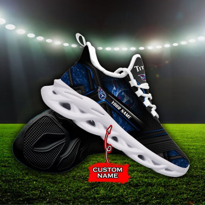 Custom Name Tennessee Titans Personalized Max Soul Shoes 93