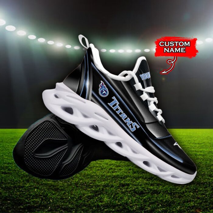 Custom Name Tennessee Titans Personalized Max Soul Shoes 95