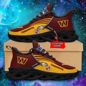 Custom Name Washington Commanders Personalized Max Soul Shoes 75