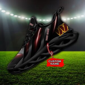 Custom Name Washington Commanders Personalized Max Soul Shoes Ver 1