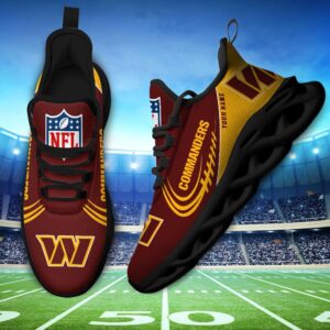 Custom Name Washington Commanders Personalized Max Soul Shoes for Fan