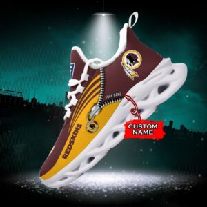 Custom Name Washington Redskins Personalized Max Soul Shoes 75