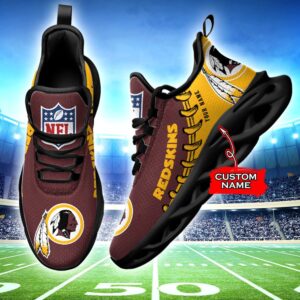Custom Name Washington Redskins Personalized Max Soul Shoes 85