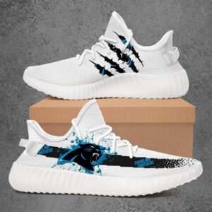 Custom Shoes Yeezy Carolina Panthers 3D Designer Shoes Limited Shoes For Men And Women Beautiful And Quality Custom Shoes 2020