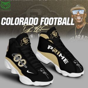 Custom name Colorado Buffaloes Nike Coach Prime AJ 13 Air Jordan