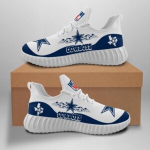 Dallas Cowboys Custom Shoes Sport Sneakers Yeezy Boost 26462