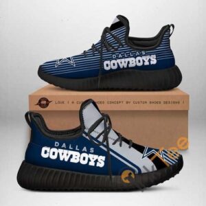 Dallas Cowboys Football Custom Shoes Personalized Name Yeezy Sneakers