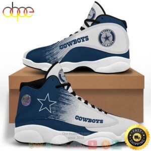 Dallas Cowboys Football NFL Logo Air Jordan 13 Shoes