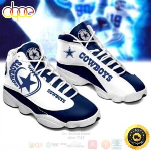Dallas Cowboys Football Team NFL Air Jordan 13 Shoes