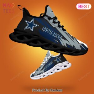 Dallas Cowboys NFL Blue Grey Color Max Soul Shoes