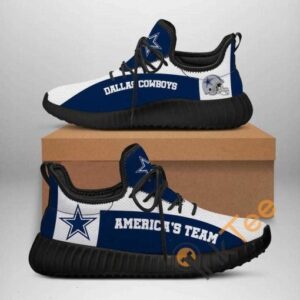 Dallas Cowboys No 349 Custom Shoes Personalized Name Yeezy Sneakers