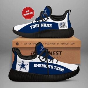 Dallas Cowboys Personalized Shoes Custom Yeezy Sneaker For Fan