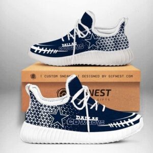 Dallas Cowboys Team Yeezy Sneaker Customize Shoes Gift For Fan