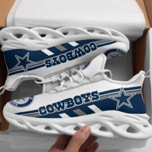 Dallas Cowboys White Lover Shoes Max Soul
