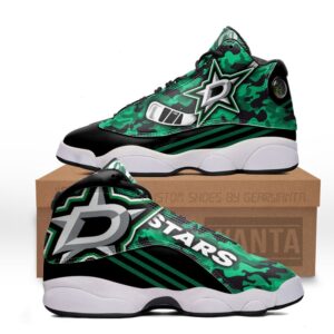 Dallas Stars JD13 Sneakers Custom Shoes