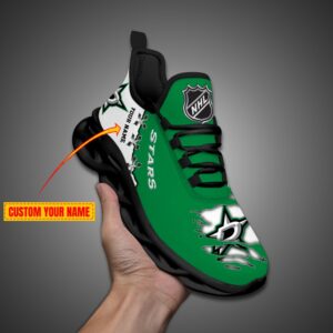 Dallas Stars Personalized NHL Max Soul Shoes