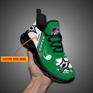 Dallas Stars Personalized NHL Max Soul Shoes Ver 2