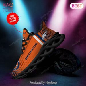 Denver Broncos Custom Personalized NFL Max Soul Shoes
