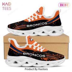 Denver Broncos NFL Black Orange Max Soul Shoes