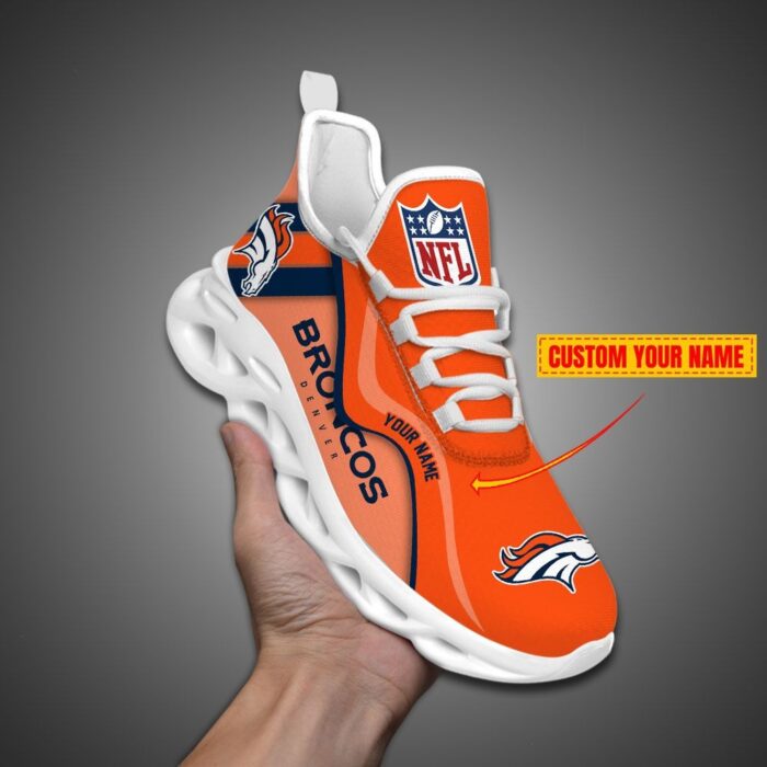 Denver Broncos NFL Customized Unique Max Soul Shoes