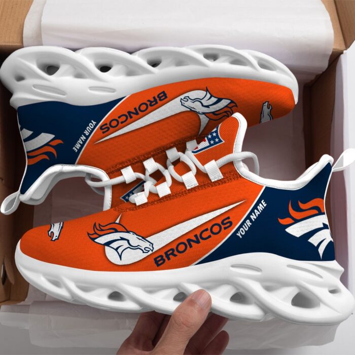 Denver Broncos Personalized Luxury NFL Max Soul Shoes 281122