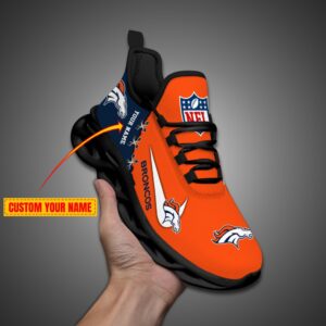 Denver Broncos Personalized NFL Max Soul Shoes Fan Gift