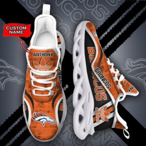 Denver Broncos Personalized NFL Max Soul Sneaker Adidas Ver 1