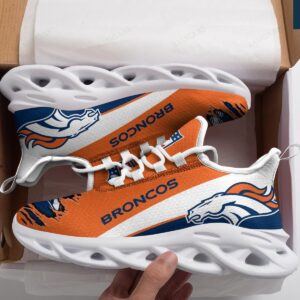 Denver Broncos White Max Soul Shoes