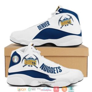 Denver Nuggets Nba Football Team Air Jordan 13 Sneaker Shoes