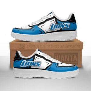 Detroit Lions Air Sneakers Custom NAF Shoes For Fan