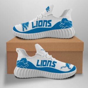 Detroit Lions Custom Shoes Sport Sneakers Yeezy Boost Yeezy Shoes