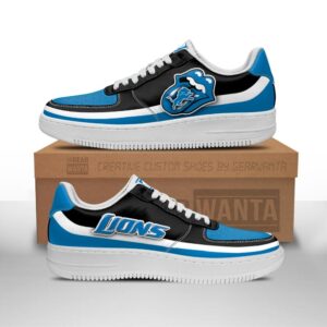 Detroit Lions Sneakers Custom Force Shoes Sexy Lips For Fans