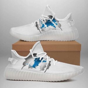 Detroit Lions Yeezy Boost Shoes Sport Sneakers Yeezy Shoes