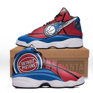 Detroit Pistons Jd 13 Sneakers Custom Shoes