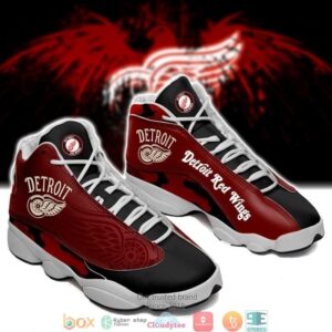 Detroit Red Wings Nhl Teams Football Air Jordan 13 Sneaker Shoes