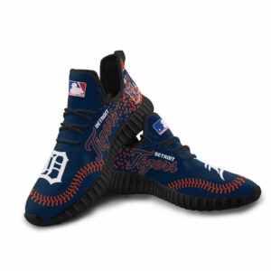 Detroit Tigers Unisex Sneakers New Sneakers Custom Shoes Baseball Yeezy Boost