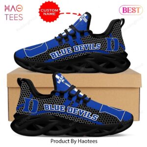 Duke Blue Devils NCAA Custom Name Max Soul Shoes for Fan