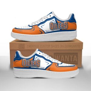 Edmonton Oilers Air Sneakers Custom NAF Shoes For Fan