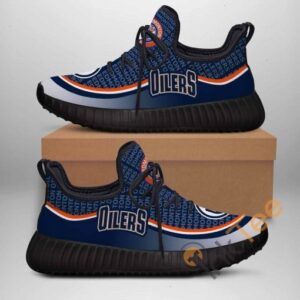 Edmonton Oilers Custom Shoes Personalized Name Yeezy Sneakers