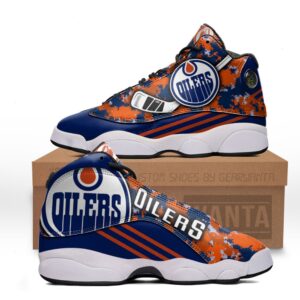 Edmonton Oilers JD13 Sneakers Custom Shoes