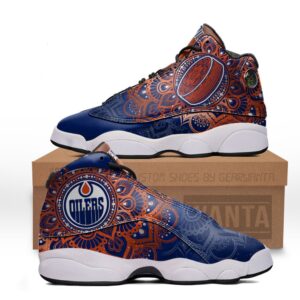 Edmonton Oilers Jd 13 Sneakers Custom Shoes