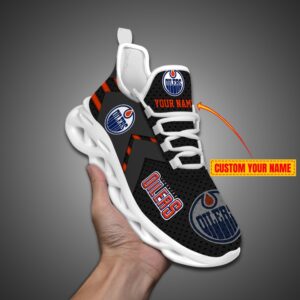 Edmonton Oilers Personalized NHL Luxury Max Soul Shoes