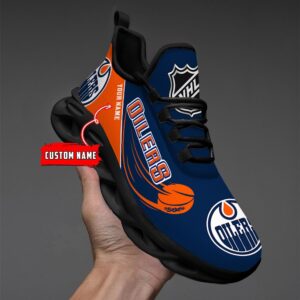 Edmonton Oilers Personalized NHL New Max Soul Shoes