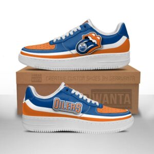 Edmonton Oilers Sneakers Custom Force Shoes Sexy Lips For Fans