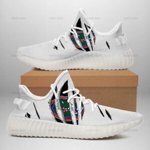 Florida Gators Ripped White Running Shoes Yeezy Sneaker 3D Designer Shoes Limited Shoes For Men And Women Beautiful And Quality Custom Shoes