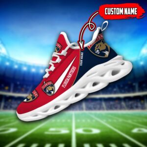 Florida Panthers Custom Name NHL New Max Soul Shoes