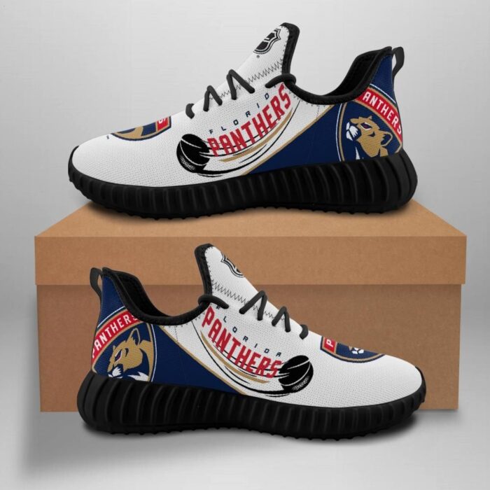 Florida Panthers Unisex Sneakers New Sneakers Hockey Custom Shoes Florida Panthers Yeezy Boost
